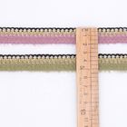 Нейлон металлической хромоты пушистый подшивая отделку оплетки вязания крючком 2CM