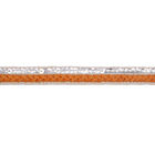 KJ20015 кожаная отделка вязания крючком Sequin 1.5cm белая
