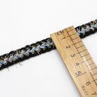 20KJ50 отделка оплетки вязания крючком полиэстера металлическая 1cm