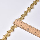 Отделка оплетки хромоты вязания крючком 20KJ68 1.5cm металлическая