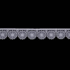 Отделка шнурка вышивки снежинок KJ20061 3.2cm