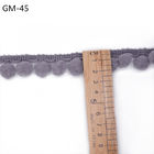 GM-45 отделка серого цвета 2.5cm Pom Pom для занавесов