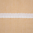 вышивка хлопка полиэстера 2.5cm шнурует ткань для одежд